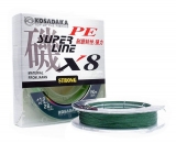 Шнур Kosadaka PE Super Line X8 150m 0.12mm Dark Green